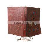 7 Stone Journals With Embossed By Craftsmen Lace Edging Leather Journal Photo Album thumbnail-2