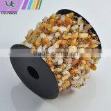 Gemstone Beaded Rosary Chain Wholesale,wire Wrapped Beaded Chain thumbnail-2