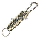 550 Paracord Key Chain Self-defence Millitary Hook Paracord Keychain Ring
