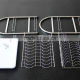 Latest RG628 2 Tiers Stainless Steel Decorative Dish Rack Quality Choice thumbnail-3