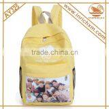 Cream Color Canvas Backpack School Bag Manufacturer thumbnail-6