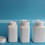 Square Plastic HDPE Pharmaceutical Capsule Bottle With Child Proof Cap thumbnail-4