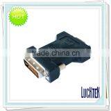 Black Nickel-plated DVI (24+5) to HDDB 15 Jack Adaptor