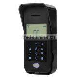 2.4G LCD Screen Display Battery Operated Audio Intercom Doorbell With Rain Cover thumbnail-5