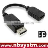 DP to HDMI cable 6ft wIC (DP male to HDMI male)
