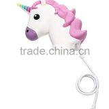 2016 Trending Products Christmas Gift 2600mAh 2200mAh 2000mAh Portable Mobile Charger Silicon Carton Spirit Unicorn Power Bank Supplier's Choice thumbnail-3