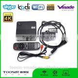 M9 Google Play Store App Download Android 4.4 OS 2G+8G 4K*2K Smart tv Box