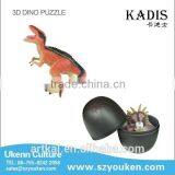 KADIS creative eco-frieddly puzzle 3d diy education dinosaur toys