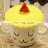 Hot Sales Fruit/animal Decoration Silicone Cup Lid thumbnail-5