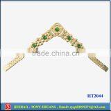 Woman Slippers Decorative Gold TPU Shoes Upper Accessories (HT2043) thumbnail-2