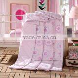 Wholesale printed quilt batting/polyester quilt/summer quilt in nantong