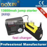 High Qualit With LCD Display and Pump 12v/24v Car Jump Starter and Double USB Outlet