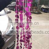 Luxury Wholesale Rhinestone Diamond & PVC Metallic Disc Shiny Chandelier Pendant Lamp Shade Decoration