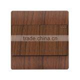 2016 Newest U.A.E Design 2 Gang 1 Way Luxury Electrical Wall Switches