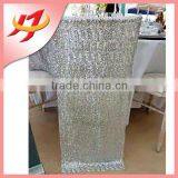 Factory Sale High Back Gold Sequin Christmas Chair Covers for Banquet thumbnail-4
