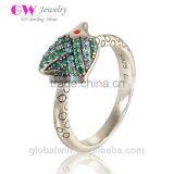 Bulk Wholesale Italian Sea Fish Design Europen Value 925 Silver Ring thumbnail-1