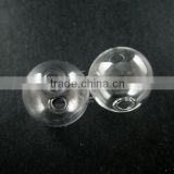 20mm round glass beads bottles with 5mm open mouth transparent DIY glass pendant charm findings supplies 3070075