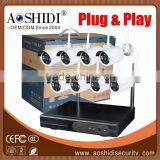 8channel wireless security IP home camera WIFI p2p NVR kit cctv camera system