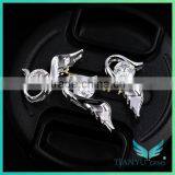 Christmas Gift Ideas The Wings of Angel Moissanite Gold Pendant Set Designs With Price thumbnail-5