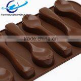 High Quality Spoon Shaped Silicone 3d Chocolate Mould thumbnail-3