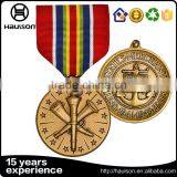 3d Embossed Matte Finish Top Gold Hard Enamel Pin us Medallion Military Medal Reward Iron Bronze Metal Medal thumbnail-2