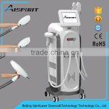 SHR remove unwanted hair permanently e-light ipl rf+nd yag laser multifunction 3 in 1 machine