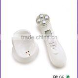 Mini Home Use Facial Beauty Device 6 Color Ultrasonic Led Lights Photon Face Massager thumbnail-4