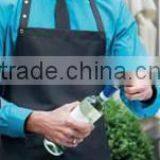 Adjustable Neck Strap Black Bib Apron for Waiter thumbnail-1