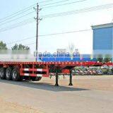 China 3axle Truck Trailer High Quality Low Flatbed Semi-trailer Manufacturer thumbnail-1