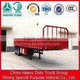 Sino Truck Tri-Axle Side Wall Semi Trailer Cargo Trailer Utility Trailer for Sale thumbnail-4