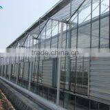 Hot-Dip Galvanized Steel Pipe High Glass Greenhouse For Seedbed Planting thumbnail-6