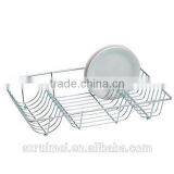 Large Folding 2 Layer Kitchen Dish Drainer Rack thumbnail-2