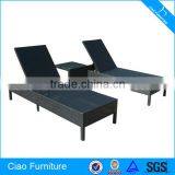 Modern Leisure Outdoor Furniture Rattan Sun Lounger thumbnail-1