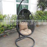 Fashionable Wicker Woven Indoor Rattan Swing Egg Chair thumbnail-1
