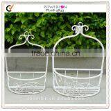 Durable S/3 Metal Garden Flower Wall Planters thumbnail-3