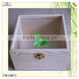 Wholesale Square Glass Lid Wooden Flower Rose Box thumbnail-4