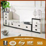 E353 MDF Modern Glass Hot Sale TV Stand thumbnail-2