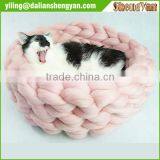 Newest Lovely Pet Bed Knitted Cat Nest thumbnail-1