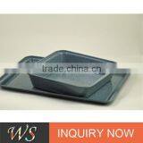 Imitation Stone Paint Rectangular Loaf Pan thumbnail-3