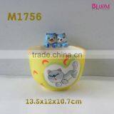 Newly Design Ceramic Cute Cat Cereal Bowl thumbnail-1