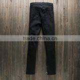 2017 Summer New Locomotive Jeans Elastic Skinny Pants With Side Zip thumbnail-3