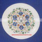 Pietra Dura Marble Inlay Plate thumbnail-1