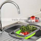 Foldable Plastic Sink Colander/foldable Plastic Colander thumbnail-1