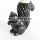 Decorative Casting Iron ,squirrel Candlestick, Candle Holder thumbnail-1