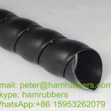 flat surface modified PP spiral protective sleeve