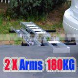 Towbar Dirt Small Motor Bike Motorcycle Motorbike Utility Trailer 2 Arms Carrier Rack With Ramp For Sale thumbnail-3