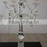 Jingyage Wedding Crystal Candelabra Classic Cylinder Hurricanes thumbnail-3