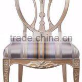 Luxury Classic English Victorian Style Solid Wood Banquet Accent Chair With Golden Chinoiserie Landscape Painting BF12-05274a thumbnail-4