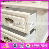 2016 Wholesale Bedroom White Wooden Vanity Cabinets W08H064 thumbnail-2