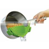 SNAP'N STRAIN New Style Better Strainer Filter Food Kitchen Silicone Strainer